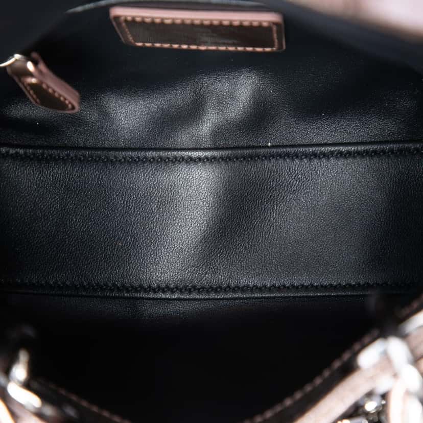 Dior Mini Metallic Patent Microcannage Lady Dior Pink Leather Very good condition - Model View