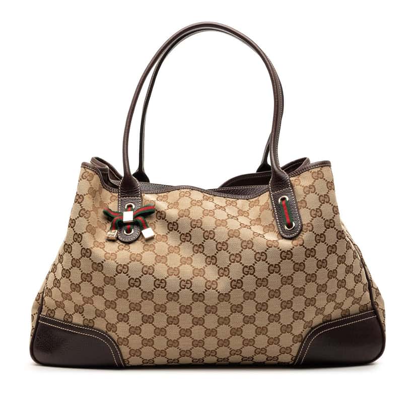 Gucci GG Canvas Princy Tote Beige Very good condition - Front View
