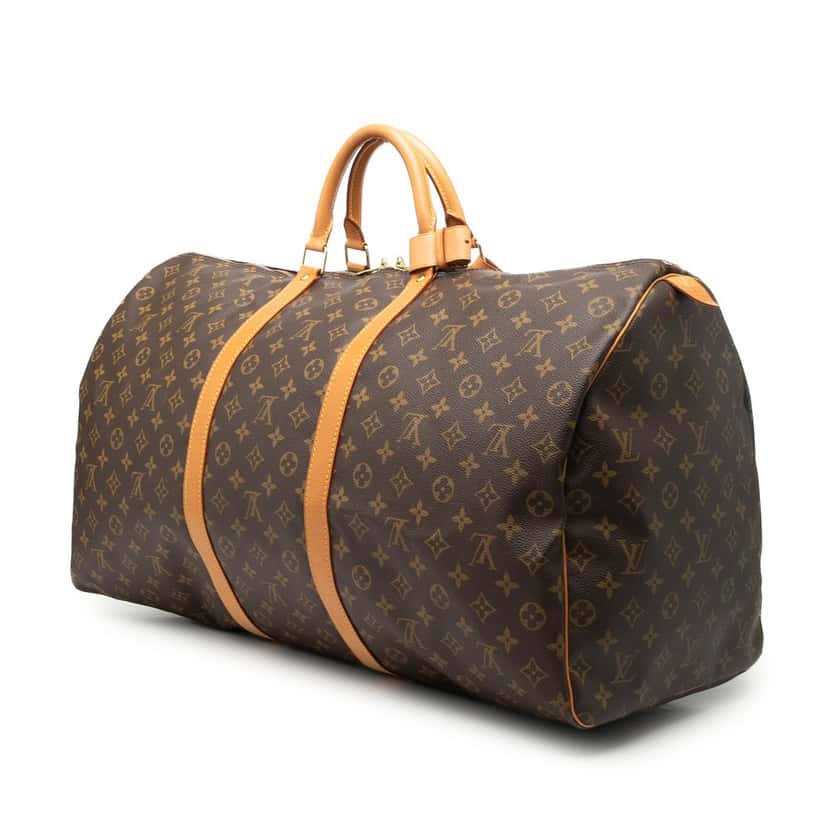 Louis Vuitton Monogram Keepall 60 Brown Very good condition - Back View