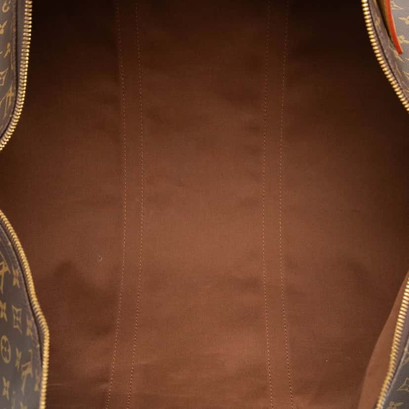 Louis Vuitton Monogram Keepall 60 Brown Very good condition - Model View