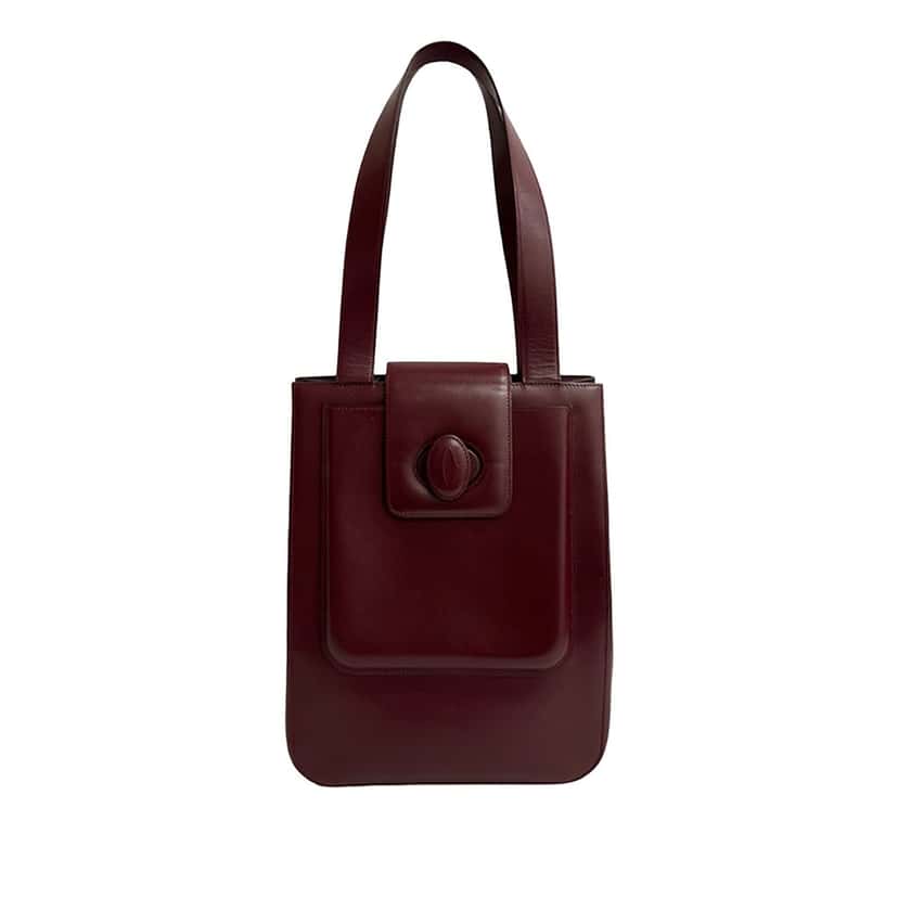 Cartier Leather Must De Cartier Tote Red Leather Very good condition - Front View