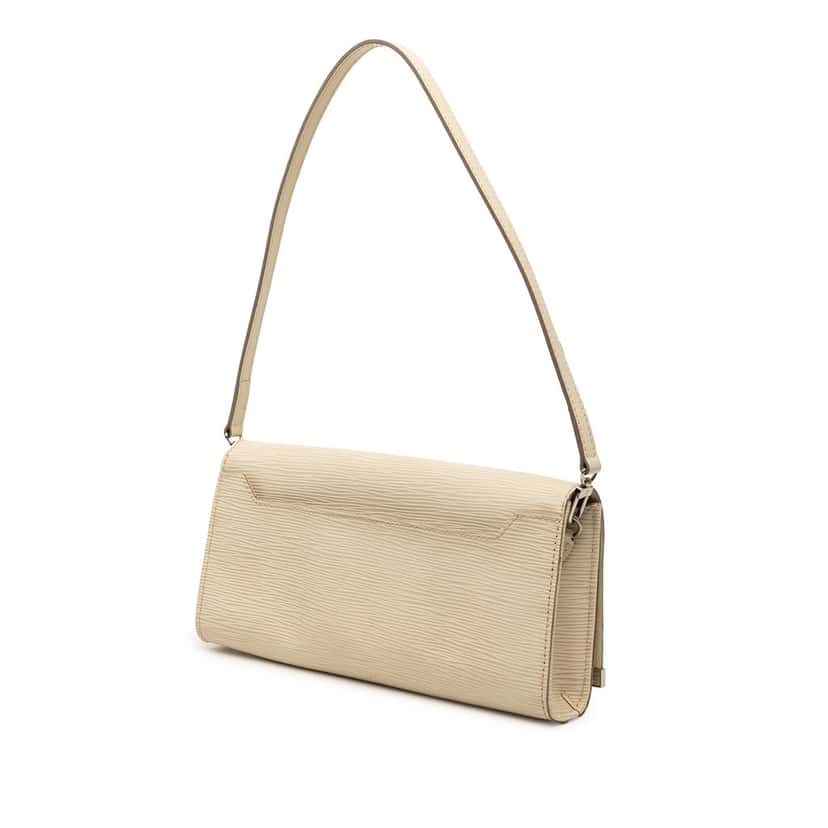 Louis Vuitton Epi Sevigne Clutch Brown Leather Very good condition - Back View