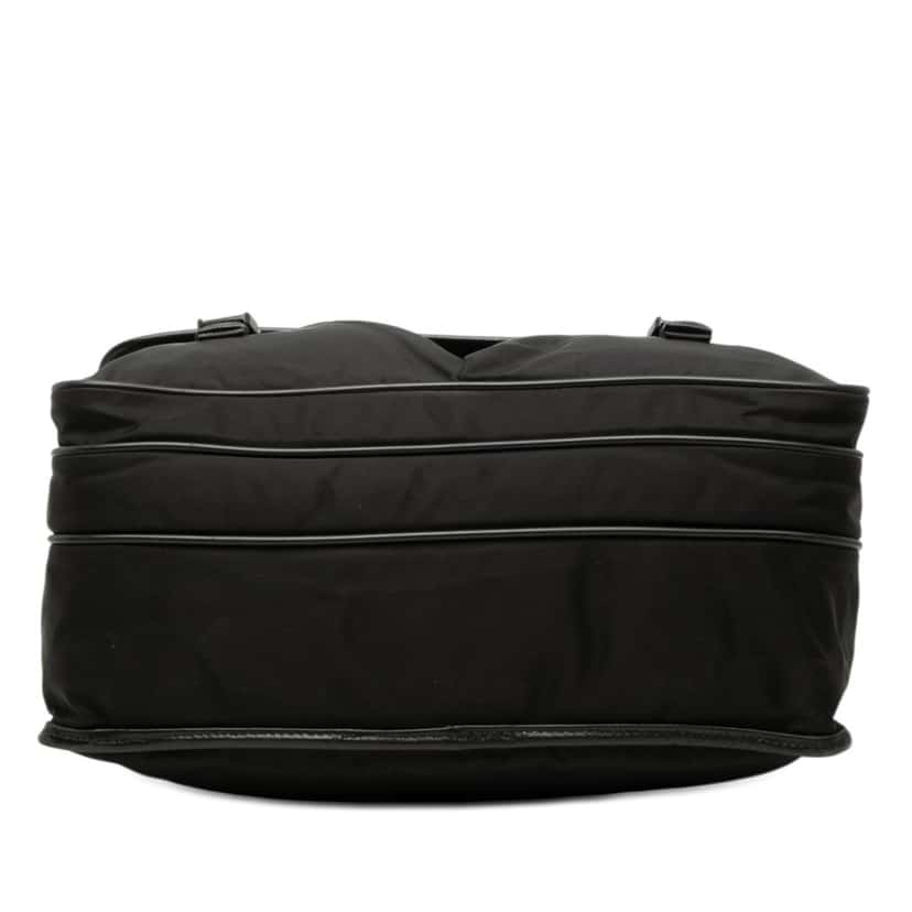 Prada Tessuto Double Buckle Messenger Bag Black Very good condition - Inside View