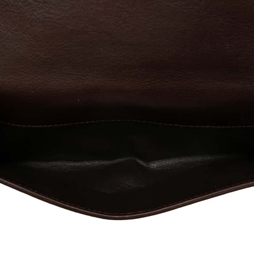 Gucci GG Suede Pelham Continental Long Wallet Brown Leather Very good condition - Box View