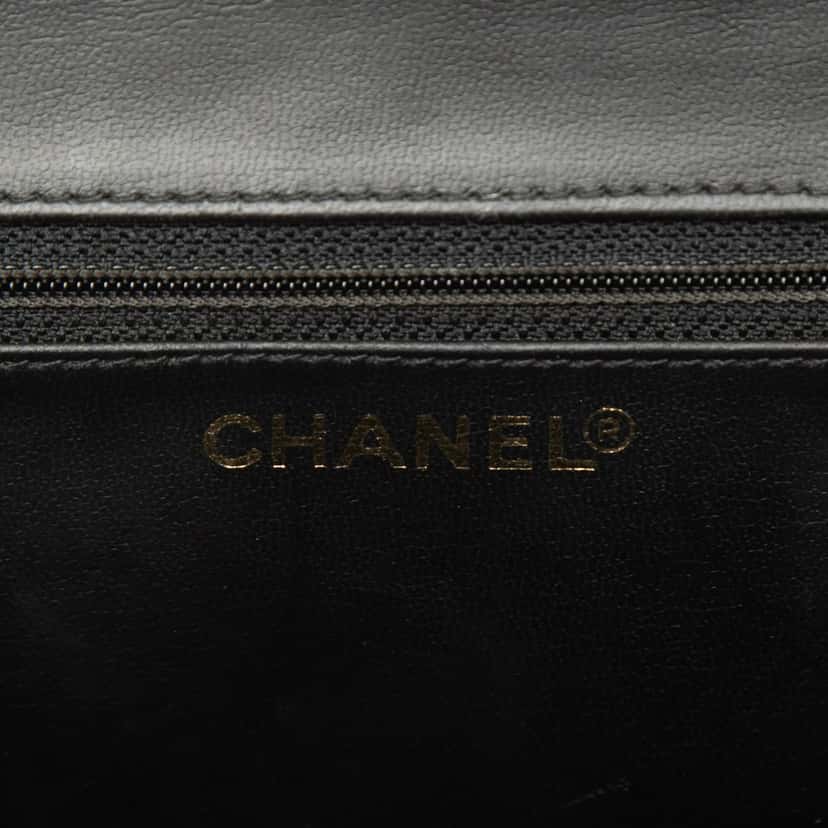 Chanel CC Caviar Vanity Box Case Black Leather Very good condition - Box View