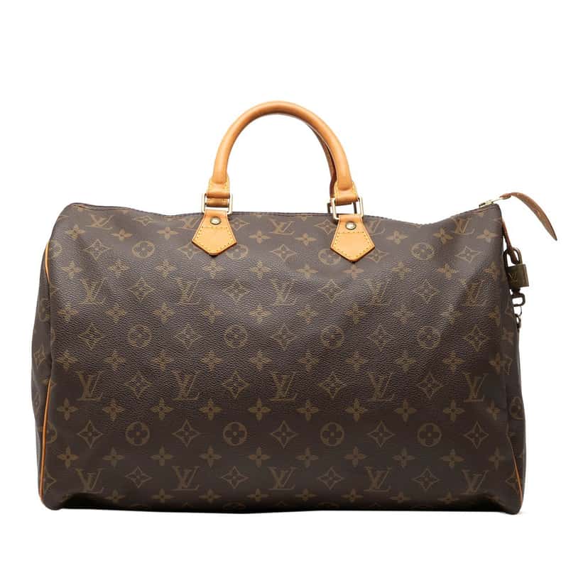 Louis Vuitton Monogram Speedy 40 Brown Very good condition - Front View
