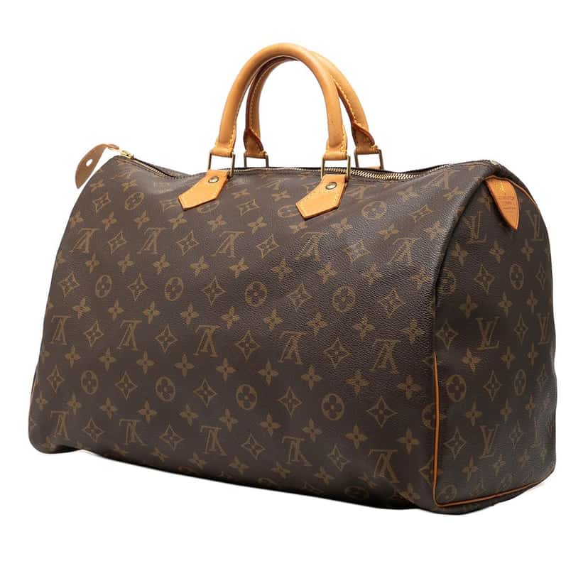 Louis Vuitton Monogram Speedy 40 Brown Very good condition - Back View