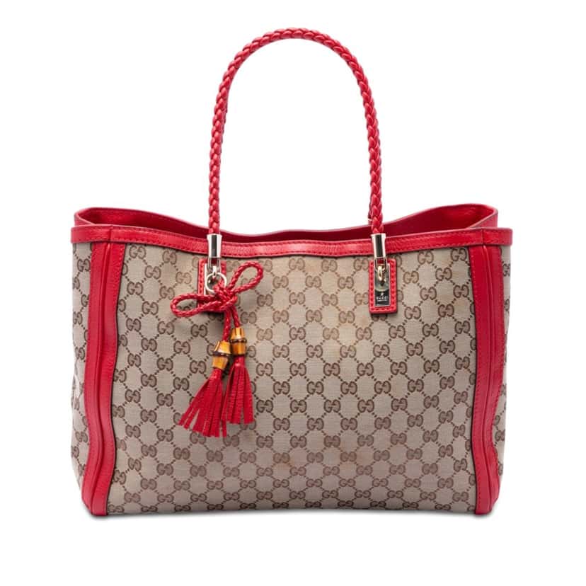 Gucci Medium GG Canvas Bella Tote Beige Very good condition - Front View