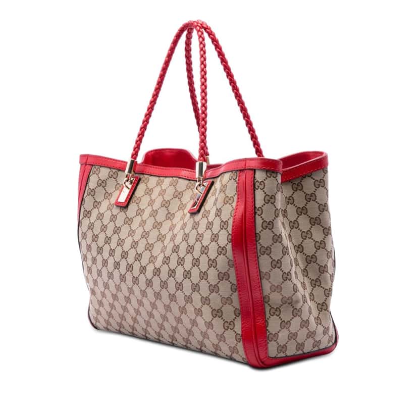 Gucci Medium GG Canvas Bella Tote Beige Very good condition - Back View