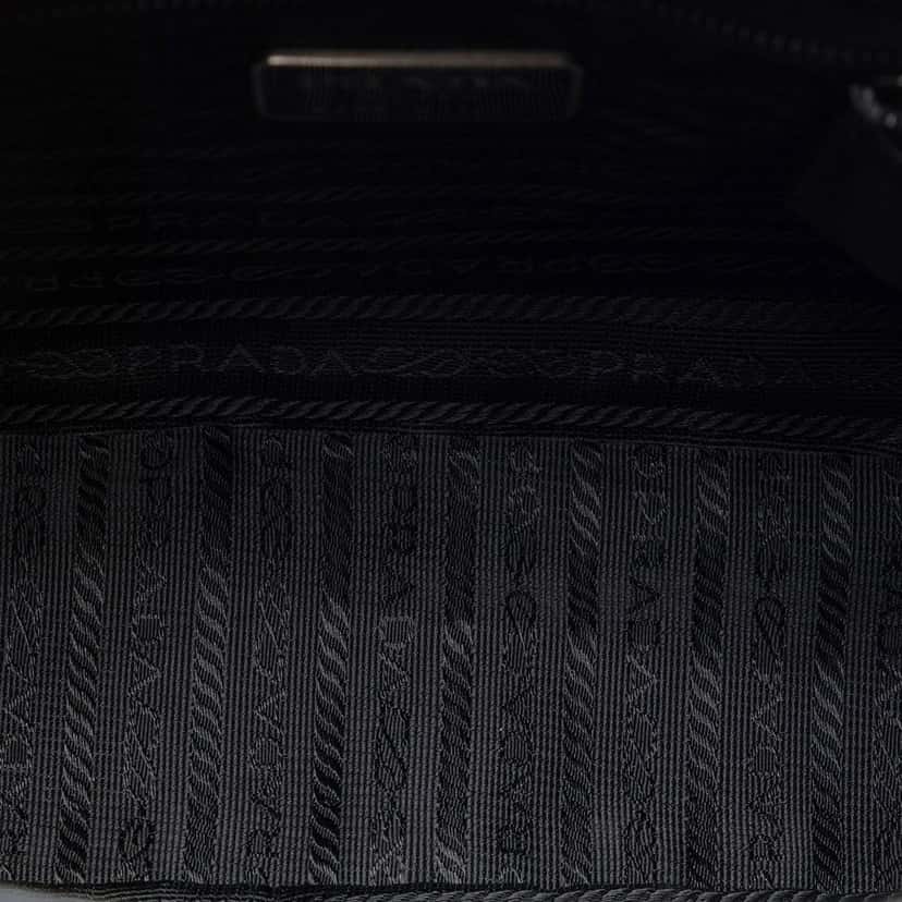 Prada Nappa Leather Shoulder Bag Black Leather Very good condition - Model View