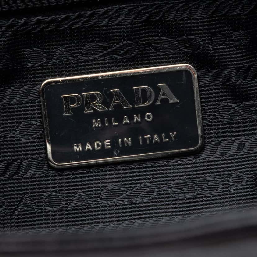 Prada Nappa Leather Shoulder Bag Black Leather Very good condition - Box View