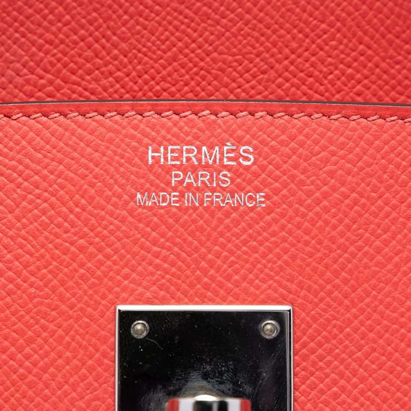 Hermès Epsom Birkin Retourne 35 Red Leather Very good condition - Box View