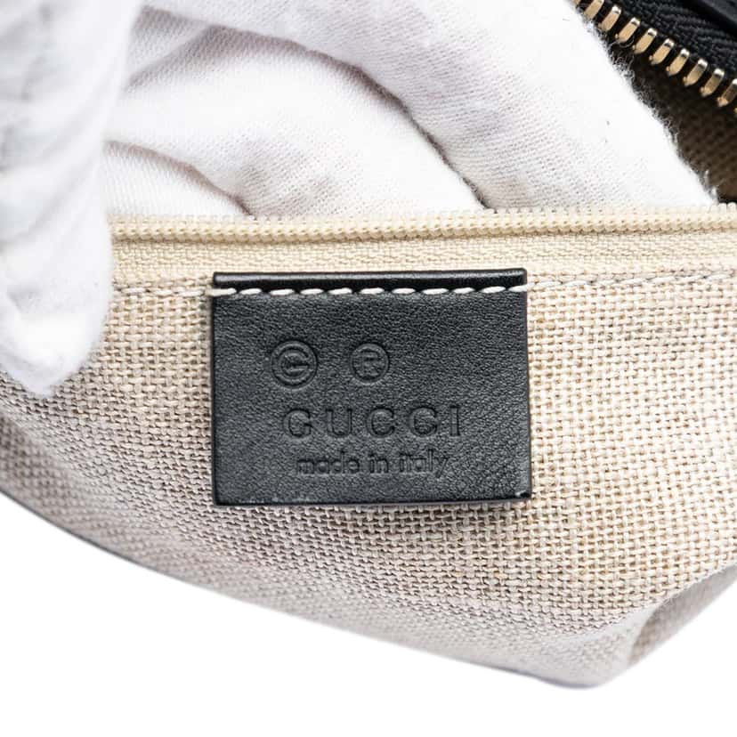 Gucci Large Microguccissima Dome Satchel Black Leather Very good condition - Box View