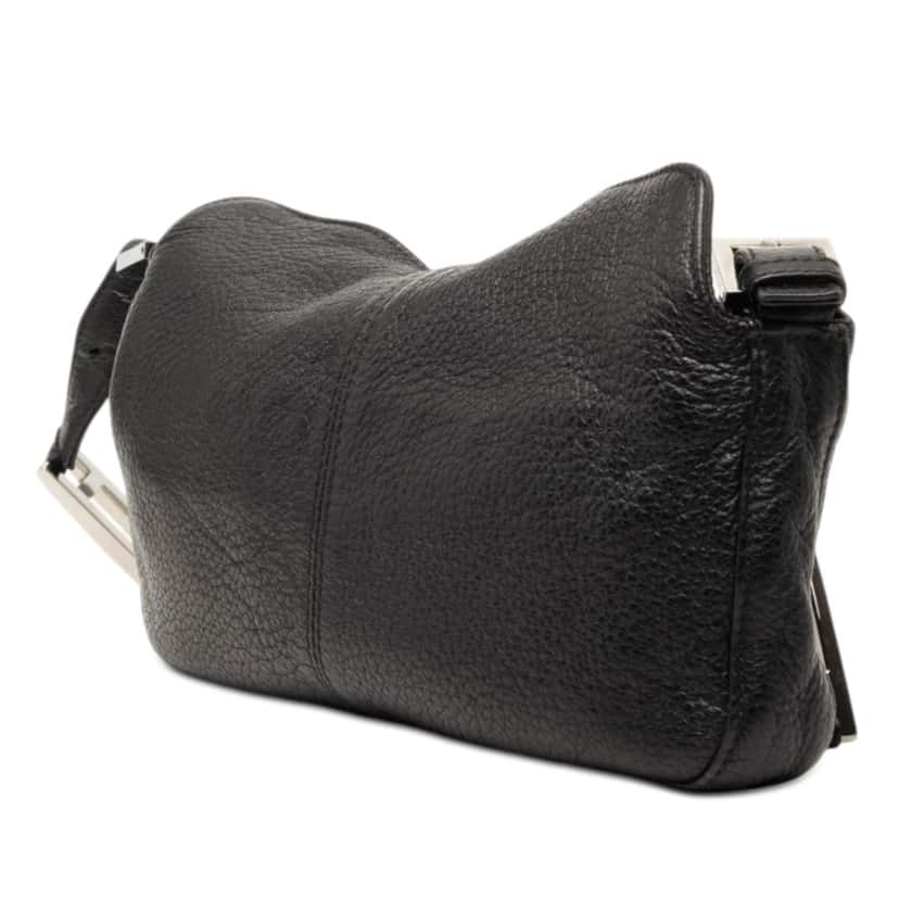 Fendi Leather Shoulder Bag Black Leather Very good condition - Back View