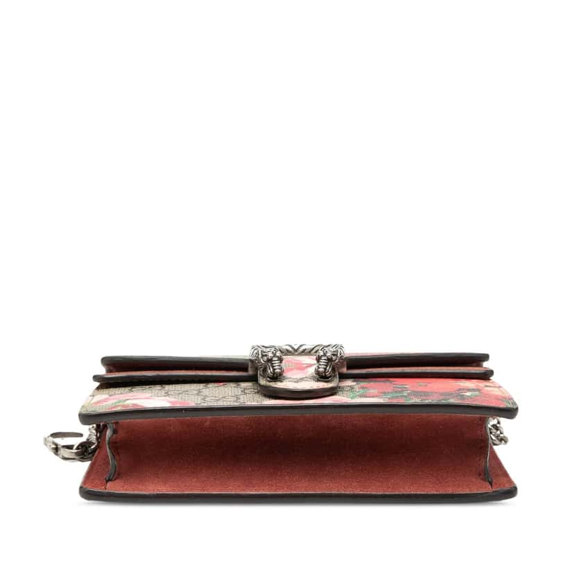 Gucci Mini GG Supreme Blooms Dionysus Crossbody Beige Good condition - Inside View