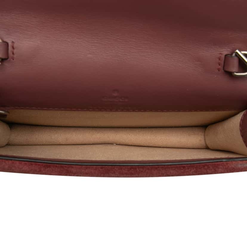 Gucci Mini GG Supreme Blooms Dionysus Crossbody Beige Good condition - Model View