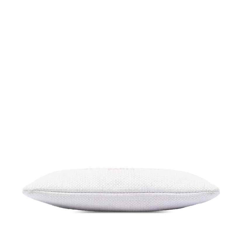 Chanel Medium Raffia Deauville O Case Clutch White Very good condition - Inside View