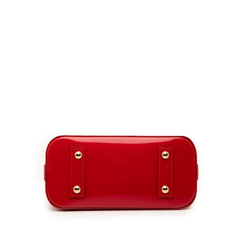 Louis Vuitton Monogram Vernis Alma BB Red Leather Very good condition - Inside View