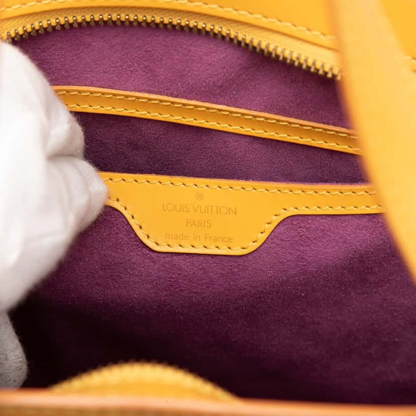 Louis Vuitton Epi Saint Jacques PM Short Strap Yellow Leather Very good condition - Box View