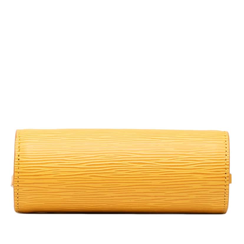 Louis Vuitton Epi Papillon Pochette Yellow Leather Very good condition - Inside View