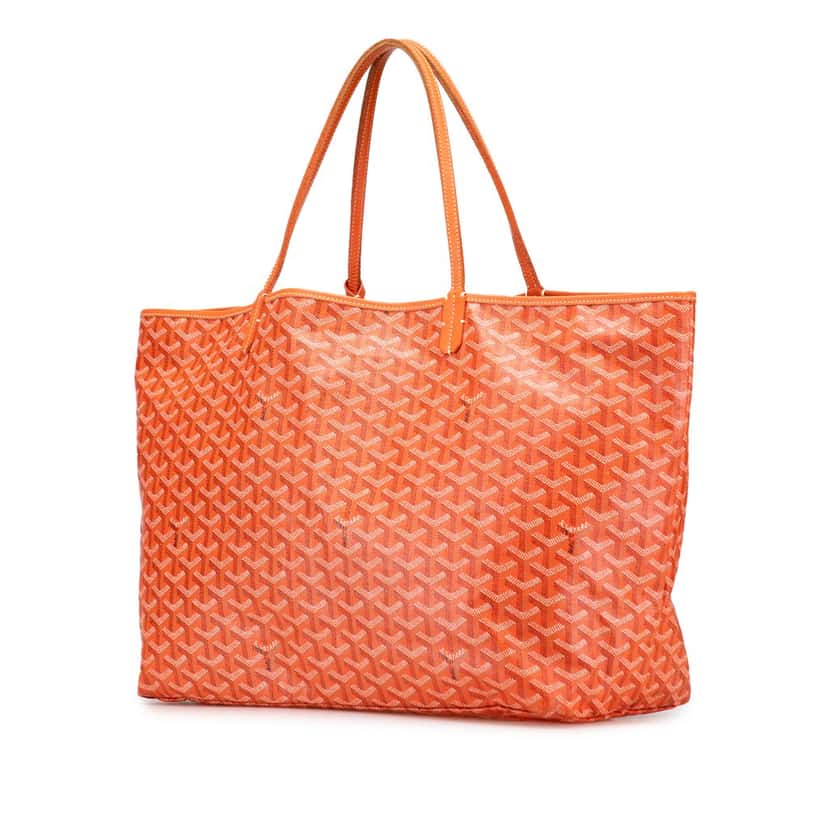 Goyard Goyardine Saint Louis GM Orange Very good condition - Back View