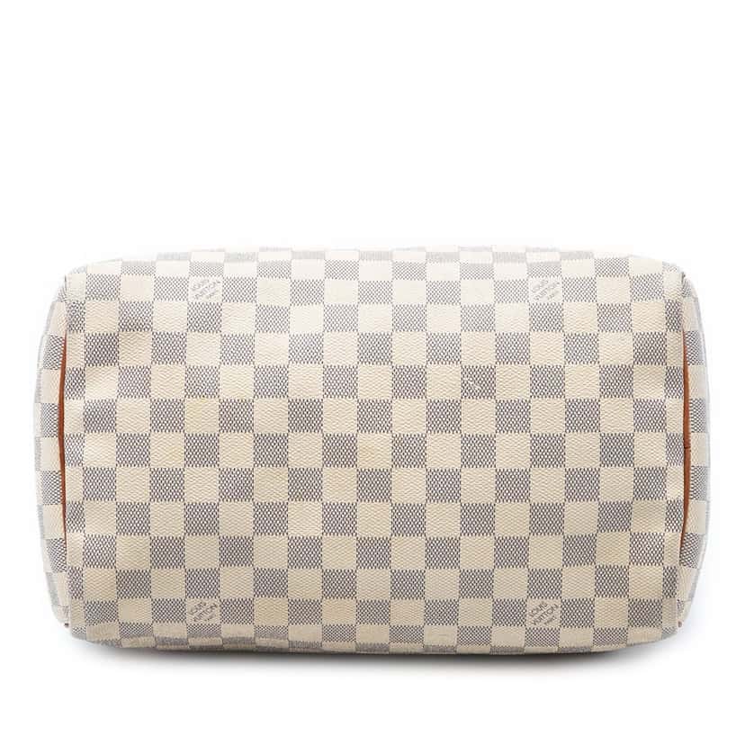 Louis Vuitton Damier Azur Speedy 30 White Very good condition - Inside View