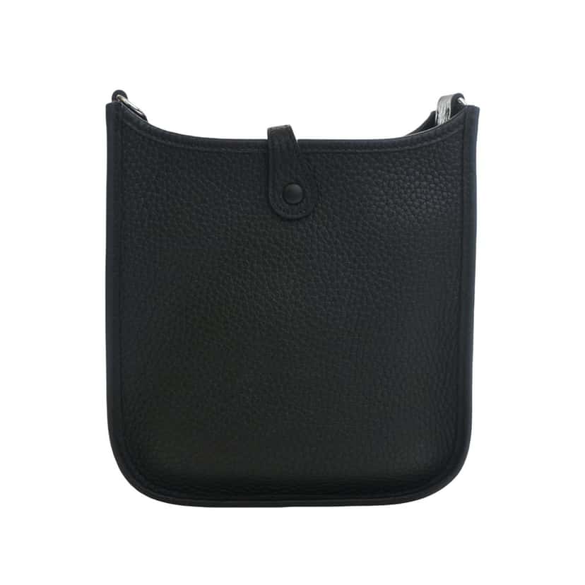 Hermès Clemence Evelyne 16 Amazone Black Leather Very good condition - Back View
