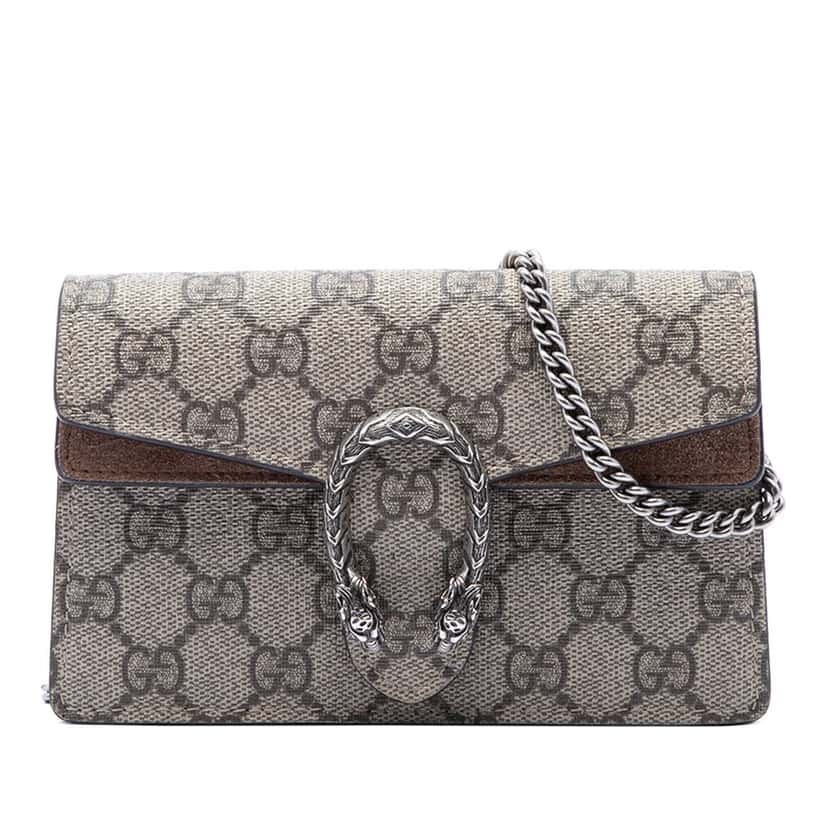 Gucci Mini GG Supreme Dionysus Crossbody Beige Very good condition - Front View