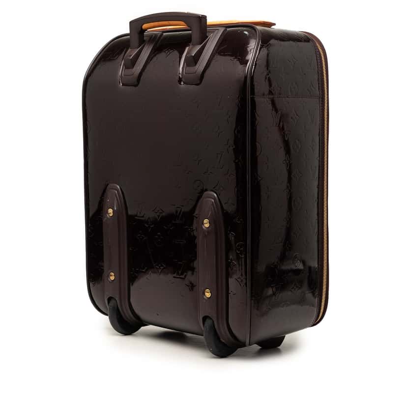 Louis Vuitton Monogram Vernis Pegase 45 Purple Leather Very good condition - Back View