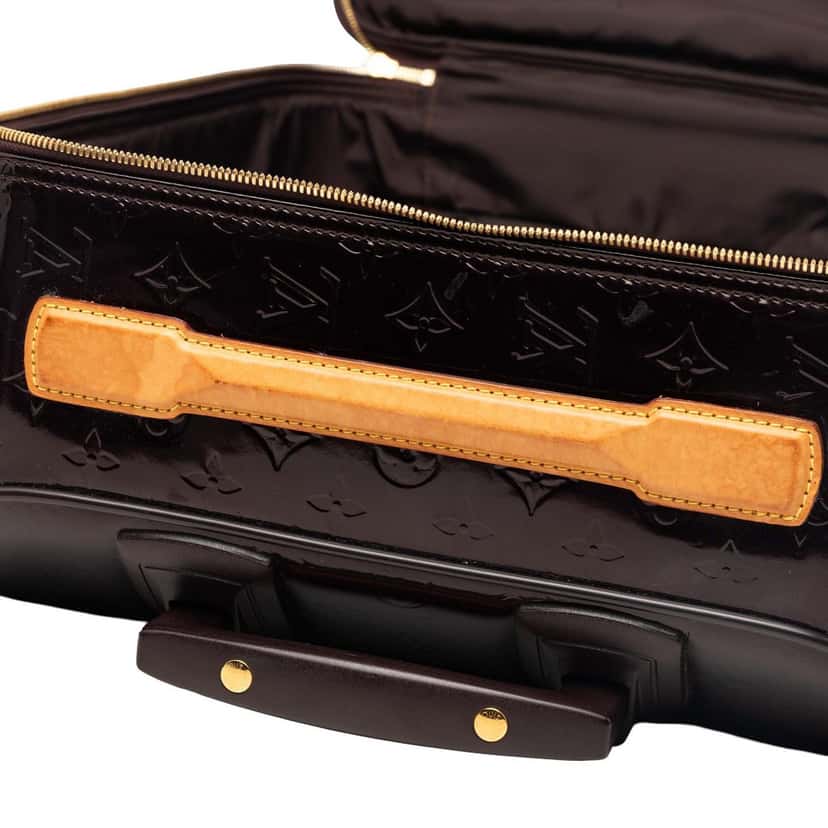 Louis Vuitton Monogram Vernis Pegase 45 Purple Leather Very good condition - Box View