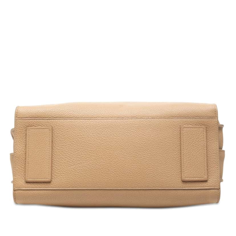 Saint Laurent Small Grained Calfskin Supple Sac De Jour Satchel Brown Leather Very good condition - Inside View