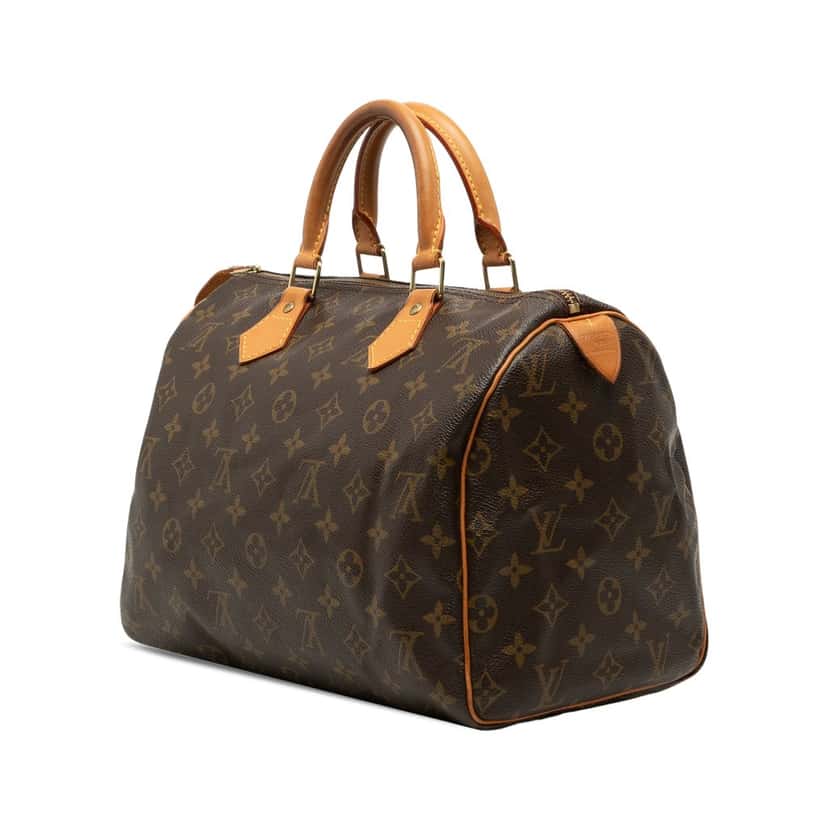 Louis Vuitton Monogram Speedy 30 Brown Very good condition - Back View