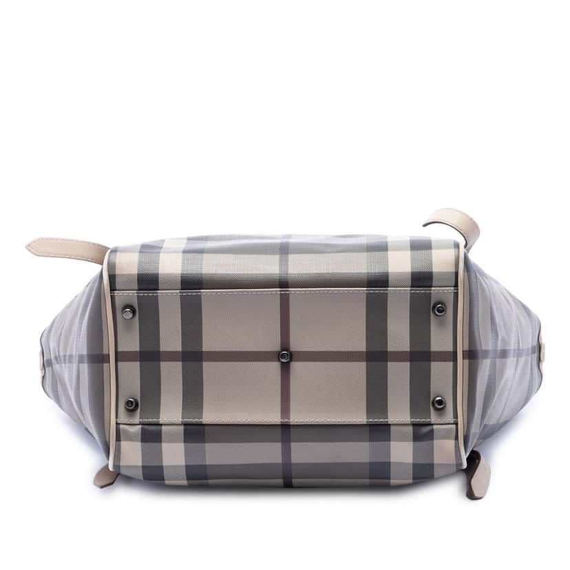 Burberry Small Smoke Check Coated Canvas Canterbury Tote Other Very good condition - Inside View