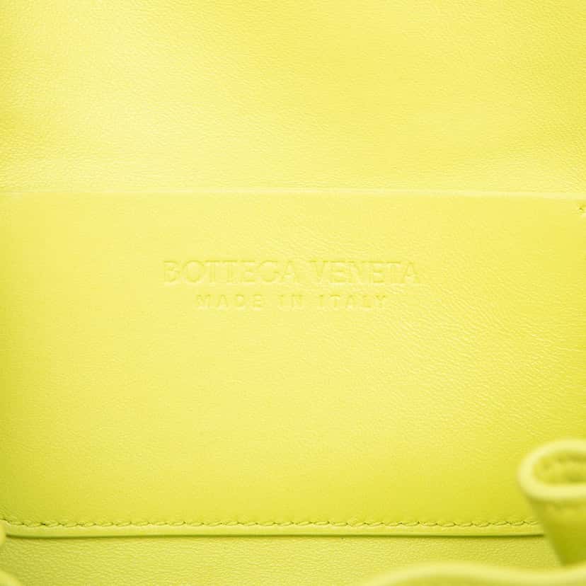 Bottega Veneta Leather Beak Crossbody Yellow Leather Very good condition - Box View