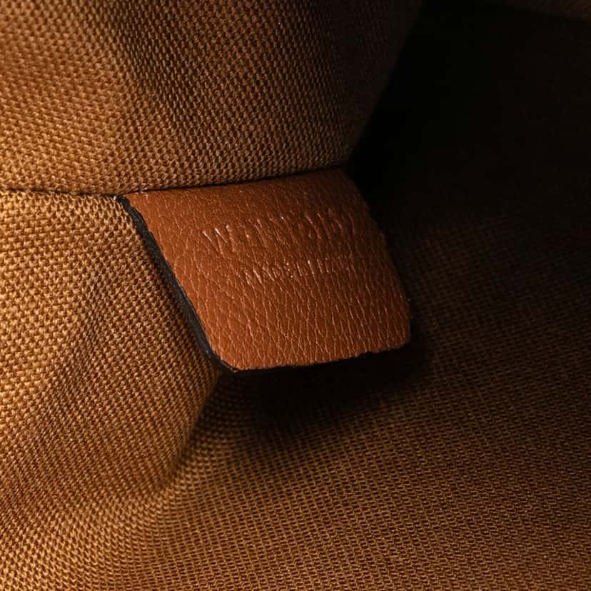 Celine Small Triomphe Coated Canvas Clutch Brown Very good condition - Box View
