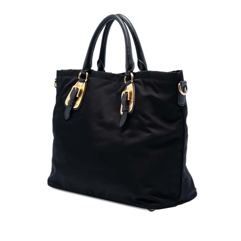 Prada Tessuto Satchel Black Very good condition - Back View