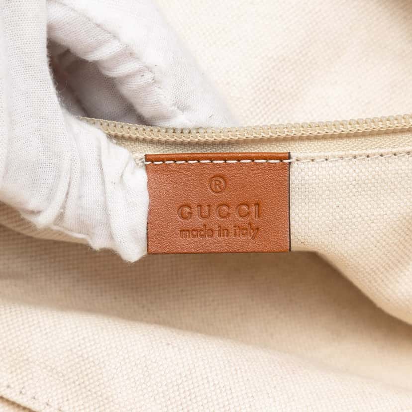 Gucci GG Nylon Tote Pink Very good condition - Box View