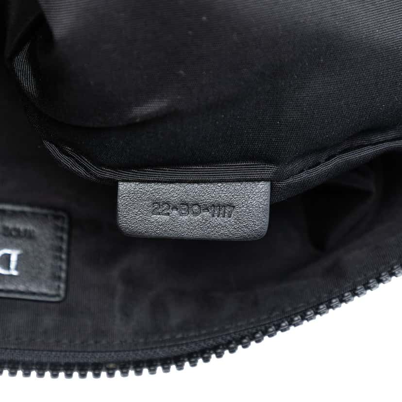 Dior Francois Bard Printed Nylon Zip Pouch Black Very good condition - Box View