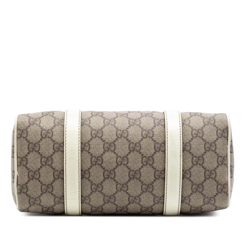 Gucci Small GG Supreme Joy Boston Bag Beige Very good condition - Inside View
