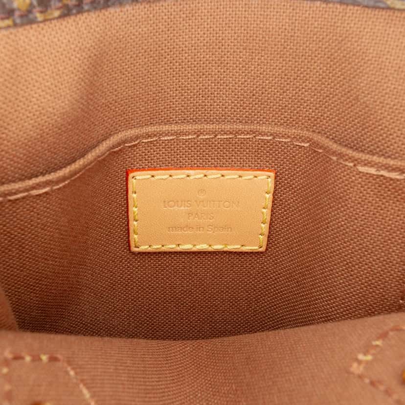 Louis Vuitton Monogram Petit Sac Plat Brown Very good condition - Box View