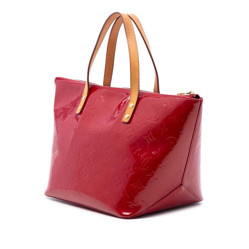 Louis Vuitton Monogram Vernis Bellevue PM Red Leather Very good condition - Back View