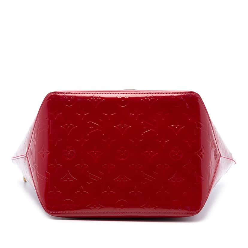 Louis Vuitton Monogram Vernis Bellevue PM Red Leather Very good condition - Inside View