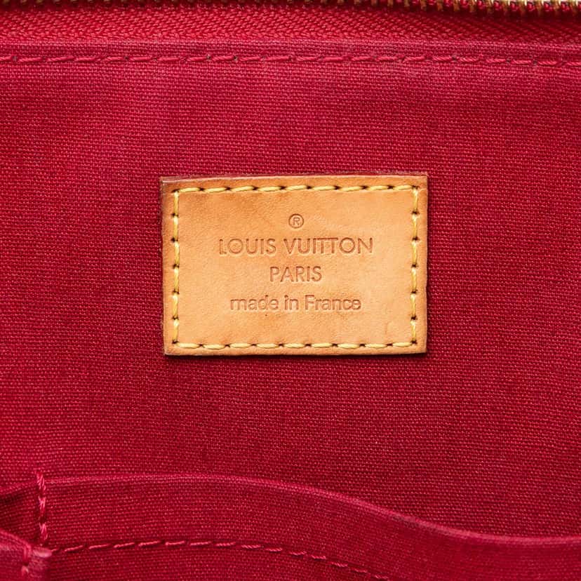 Louis Vuitton Monogram Vernis Bellevue PM Red Leather Very good condition - Box View