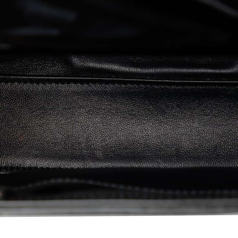 Dior Mini Patent Lady Dior Black Leather Very good condition - Model View