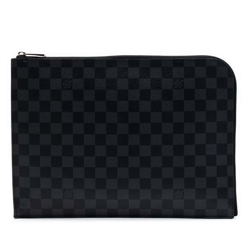Louis Vuitton Damier Graphite Pochette Jour GM Black Very good condition - Front View