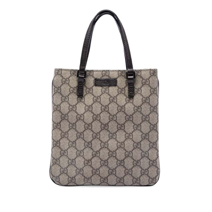 Gucci GG Supreme Handbag Beige Very good condition - Front View