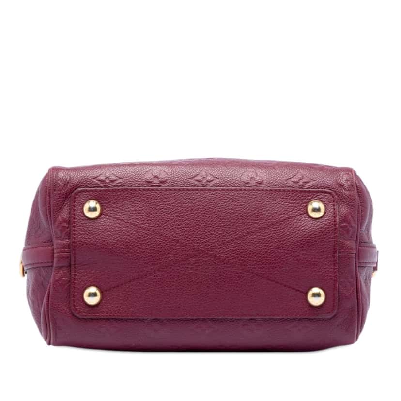 Louis Vuitton Monogram Empreinte Speedy Bandouliere 25 Red Leather Very good condition - Inside View