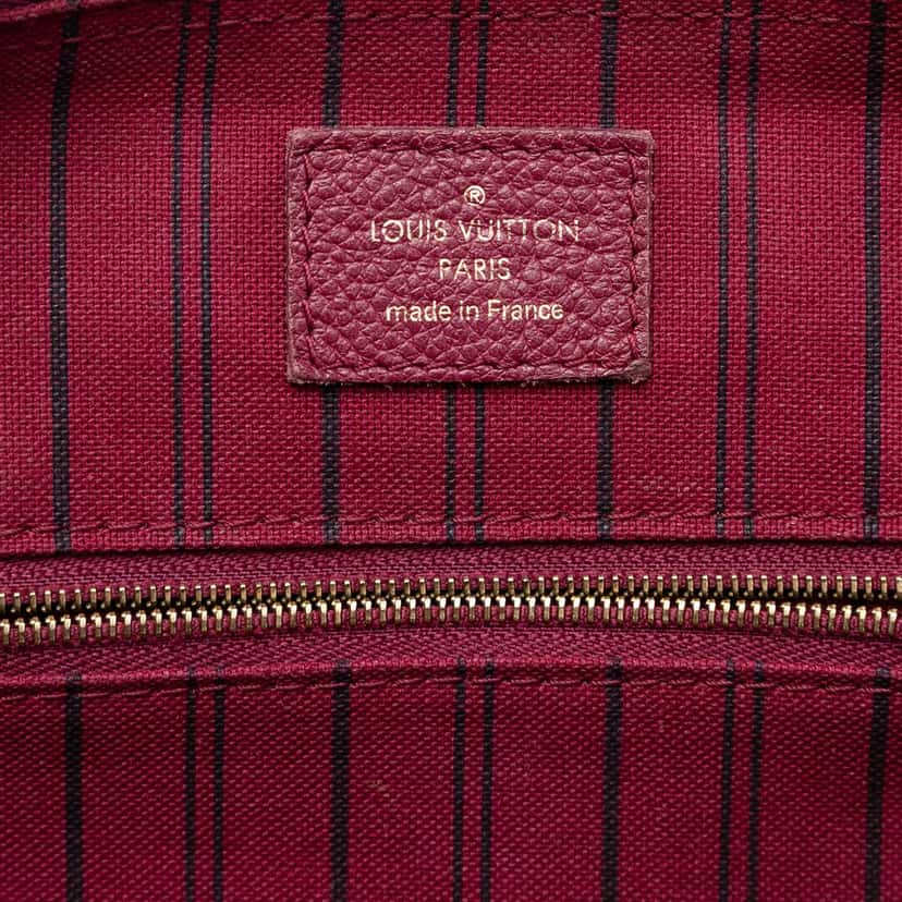 Louis Vuitton Monogram Empreinte Speedy Bandouliere 25 Red Leather Very good condition - Box View