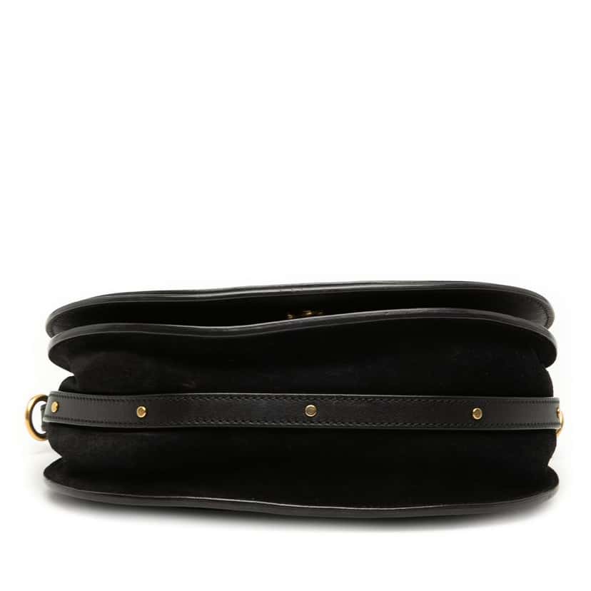 Chloé Medium Leather Nile Bracelet Satchel Black Leather Very good condition - Inside View