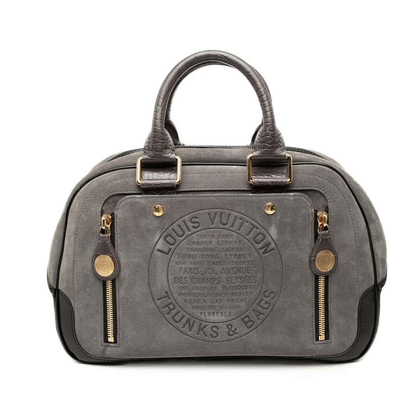 Louis Vuitton Havane Stamped Trunk GM Other Leather Very good condition - Front View